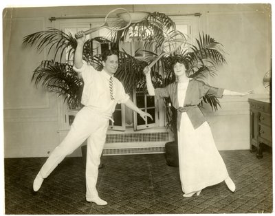 Új párizsi táncosok, Señor Sebastian és Mme Mann – táncoltak az Albemarle Hoffman Roof Garden megnyitóján, 1905-1918 körül (zselatin ezüst fotó) alkotó: Jessie Tarbox Beals