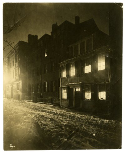 Pinckney Street, Boston, Mass, USA, 1902-1910 körül (zselatin ezüst fotó) alkotó: Jessie Tarbox Beals
