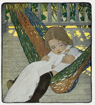 Ringató baba baba álomba alkotó: Jessie Willcox Smith