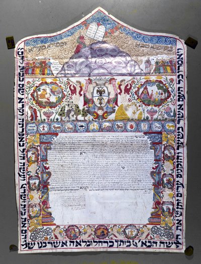 Zsidó házassági szerződés, Ketubah alkotó: Jewish School
