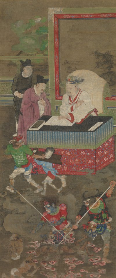 A pokol tíz királya, 1195 előtt. alkotó: Jin Chushi