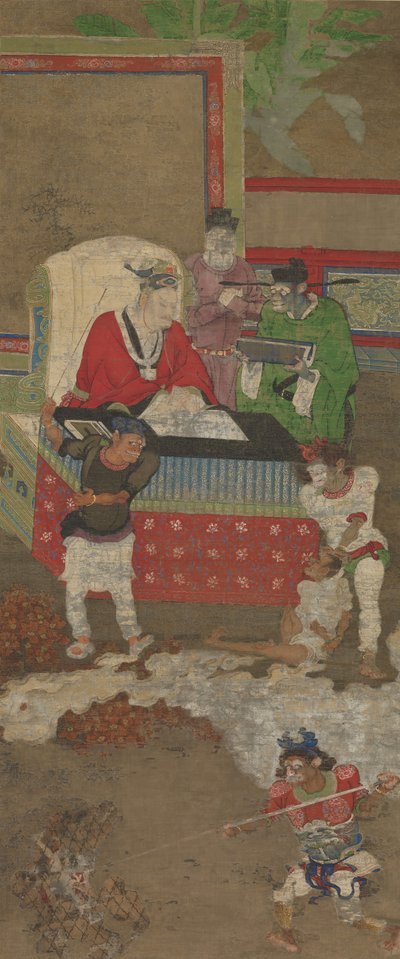 A pokol tíz királya, 1195 előtt. alkotó: Jin Chushi