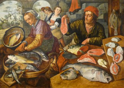 Francia: Le Marché aux poissons Halpiac alkotó: Joachim Beuckelaer