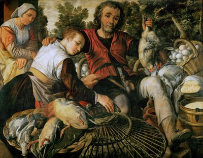 Korai holland művészet: Scene de marche – Piaci jelenet, Beuckelaer, Joachim (kb. 1533-1574) alkotó: Joachim Beuckelaer