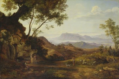 Olasz táj alkotó: Joachim Faber