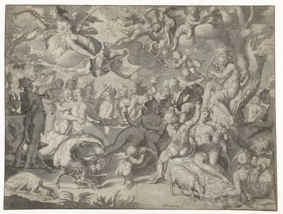 Peleusz és Thetis esküvője alkotó: Joachim Wtewael or Utewael