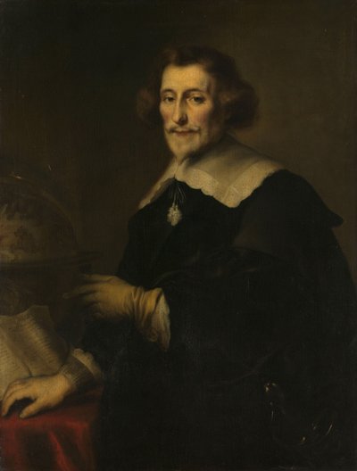 Pieter Corneliszoon Hooft, muideni végrehajtó, történész és költő portréja alkotó: Joachim von Sandrart (I) (copy after)