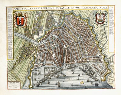 Hollandia és Németalföld városainak és épületeinek tervrajza és képe, 1649 alkotó: Joan Blaeu