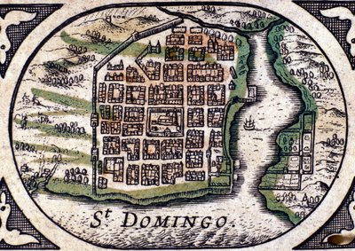 Santo Domingo – W. J. Blaeu atlaszában alkotó: Joan Blaeu