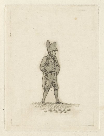 Férfi egy szúrással a fején alkotó: Joannes Pieter Visser Bender