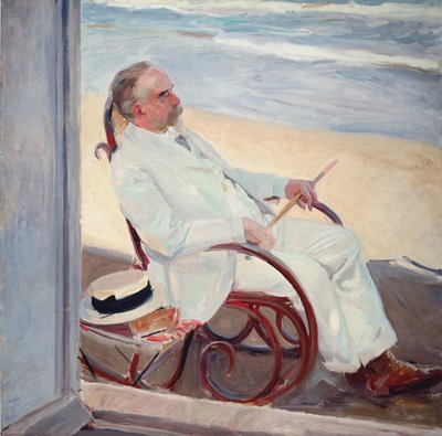 Antonio García a tengerparton alkotó: Joaquín Sorolla