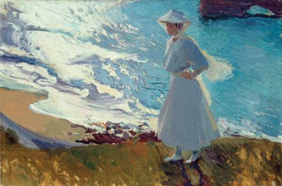 María a biarritzi tengerparton, avagy Ellenfény alkotó: Joaquín Sorolla