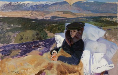 Lábadozó Maria El Pardóban, 1906. alkotó: Joaquin Sorolla y Bastida
