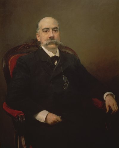 Emilio Castelar y Ripoll spanyol államférfi, szónok és író portréja alkotó: Joaquin Sorolla y Bastida