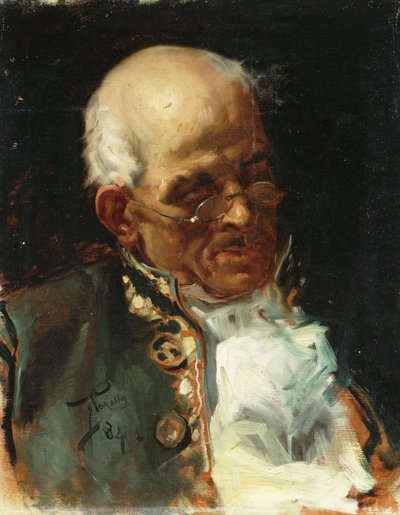 Egy úriember portréja; Gentleman portréja, 1884 alkotó: Joaquín Sorolla