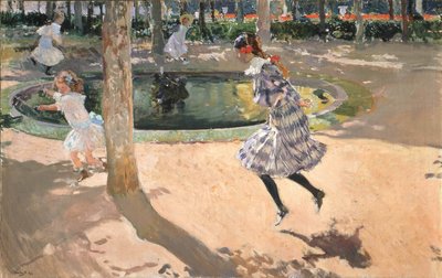 Skipping rope, La Granja alkotó: Joaquin Sorolla y Bastida