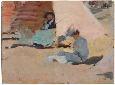A tengerpart, Biarritz alkotó: Joaquín Sorolla