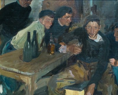 A részeges, Zarauz alkotó: Joaquin Sorolla y Bastida