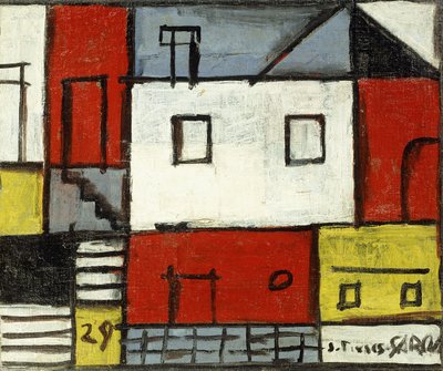 Öt színű kompozíció; Composicion a Cinco Colores alkotó: Joaquin Torres-Garcia