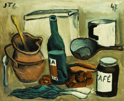 Csendélet; Hét darabos doboz; Naturaleza Muerta, Caja de Carton a Siete Tonos alkotó: Joaquin Torres-Garcia