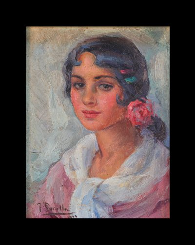 Egy nő portréja alkotó: Joaquín Sorolla