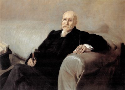 Spanyol: Retrato de José Echegaray (1832-1916) José Echegaray portréja alkotó: Joaquín Sorolla