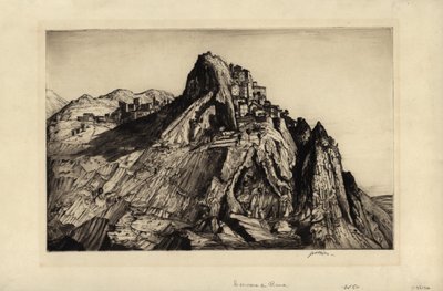 Cervara di Roma (metszet és szárazhús) alkotó: Job Nixon