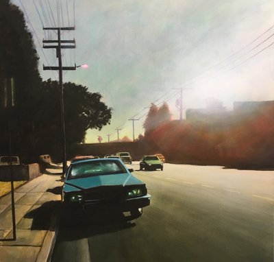 Hollywood 2006 körül (akril, panel) alkotó: Joby Hickey