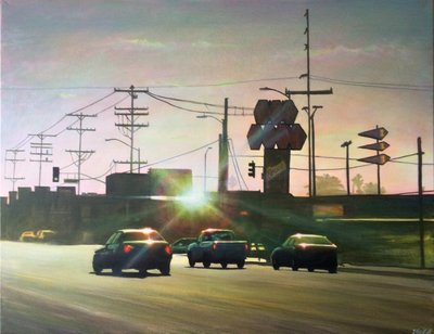 San Fernando Valley 4, 2012 körül (akril, tábla) alkotó: Joby Hickey