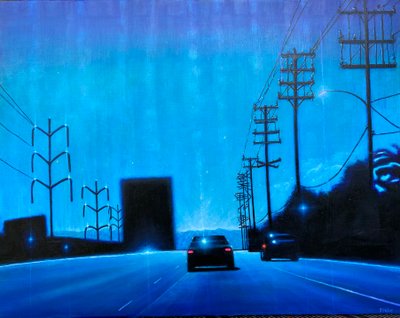 Ventura Highway 2020 körüli (akril, panelen) alkotó: Joby Hickey