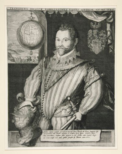 Sir Francis Drake alkotó: Jodocus Hondius