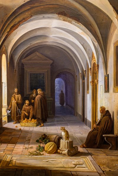 Ferences szerzetesek a Santa Maria d