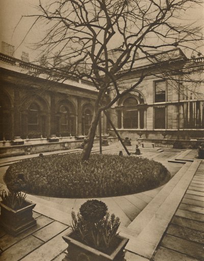 Építészeti inspiráció: The Garden Court in the Bank of England, c1935. alkotó: Joel