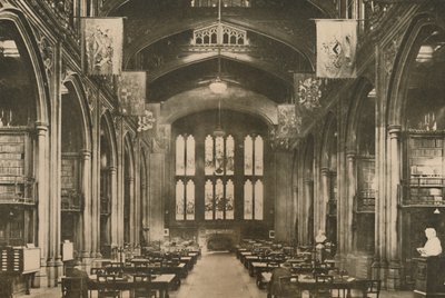 A Guildhall könyvtára, ahová minden londoninak mennie kell, 1935. alkotó: Joel
