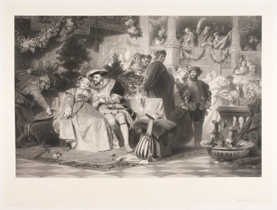 VIII Henrik és Boleyn Anna alkotó: Joel Ballin