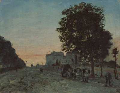 Le Boulevard Jourdan, Paris von Johan-Barthold Jongkind