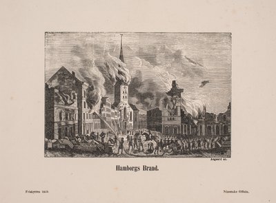 Dán: "Hamborgs brand" alkotó: Johan Aagaard