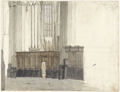 Drapenierskapel az amszterdami Nieuwe Kerkben alkotó: Johan Adolph Rust