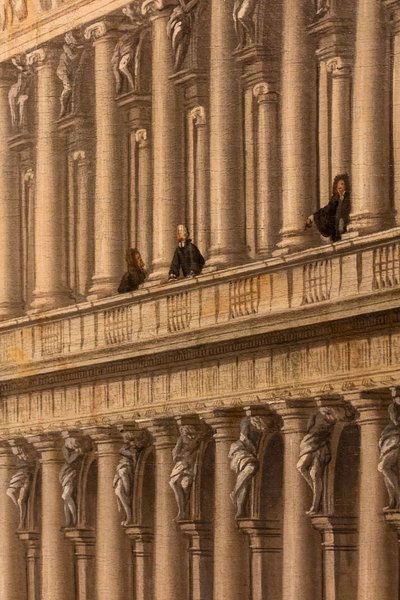 A velencei Piazzetta látképe, 1730-35 körül (olaj, vászon) alkotó: Johan Anton Richter