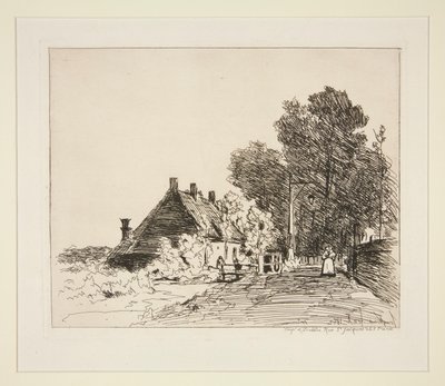 La Nourrice (A nővérlány) alkotó: Johan-Barthold Jongkind