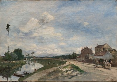 A Szajna Bas Meudonnál alkotó: Johan Barthold Jongkind