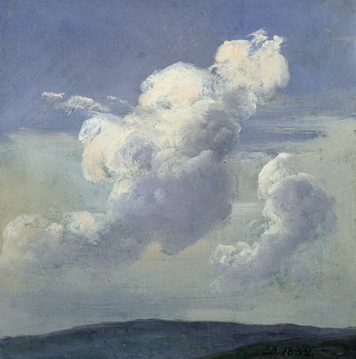 Felhő tanulmány alkotó: Johan Christian Dahl