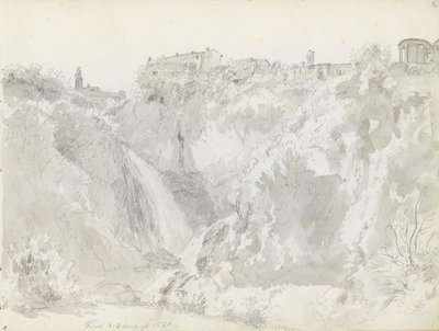 Fossefall, Tivoli alkotó: Johan Christian Dahl
