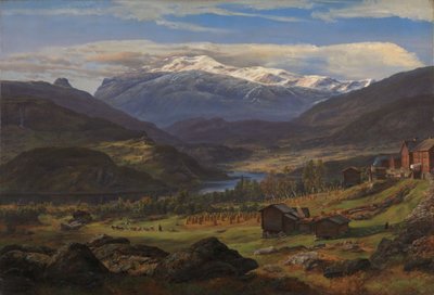 Hjelléből, Valdresben alkotó: Johan Christian Dahl