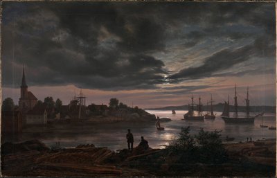 Larvik holdfényben alkotó: Johan Christian Dahl