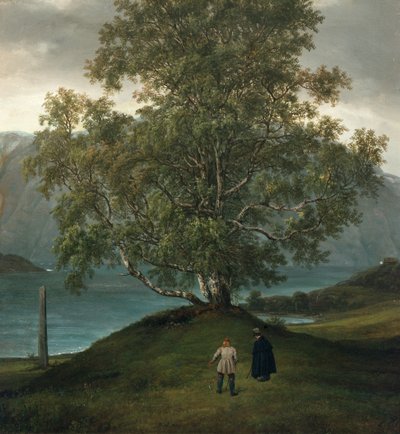 Tekergő nyírfa alkotó: Johan Christian Dahl