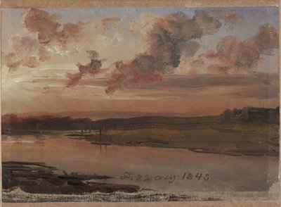 Az Elba este alkotó: Johan Christian Dahl
