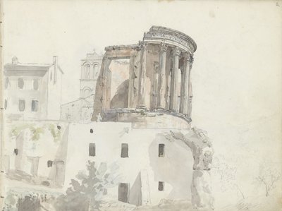 „Vesta-templom”, Tivoli alkotó: Johan Christian Dahl