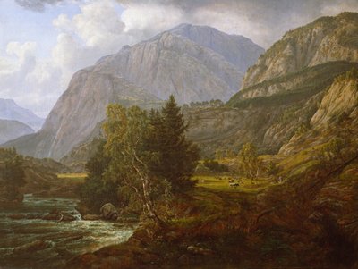 Kilátás Fortundalenre alkotó: Johan Christian Dahl