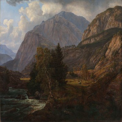 Kilátás a Fortundalenre alkotó: Johan Christian Dahl